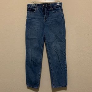 High rise straight leg Old Navy jean